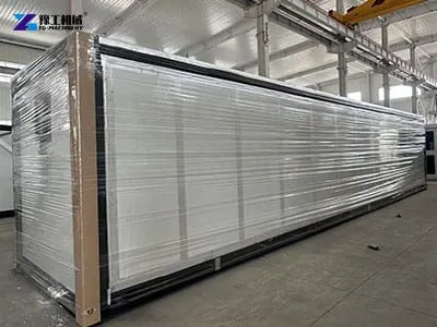 Casa container pieghevole prefabbricata venduta in Spagna